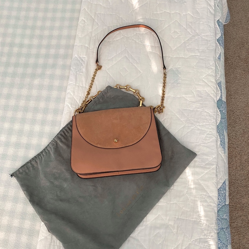 Louise et Cie Camel Leather Handbag